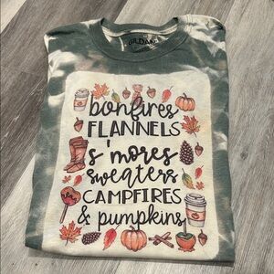 Gildan Autumn Green Tie-Dye Tee